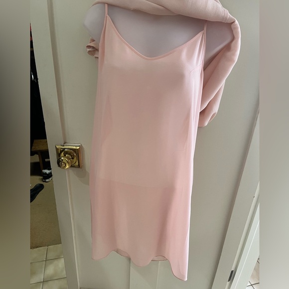 Charlie Jade Light Pink Embroidered sheath dress - Picture 6 of 7